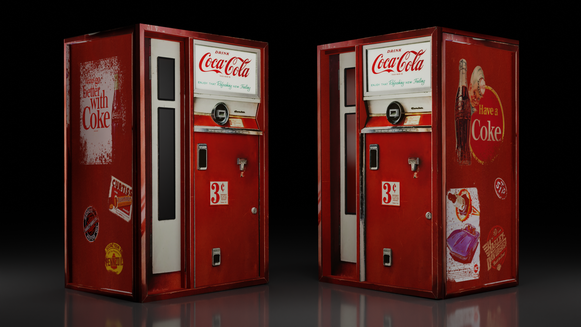 Vintage Coke Vending Machine preview image 1
